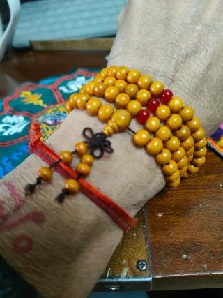 Collana meditazione legno mala