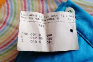 Boxer vintage Pierre Cardin blu