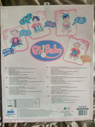 Conjunto Ropa Muñeca Oh! Baby MEGA Vintage