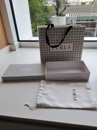 Billetero Furla Azul Marino Mujer