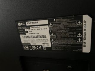 Televisor LG Plasma Negro/Plateado  65up78006lb