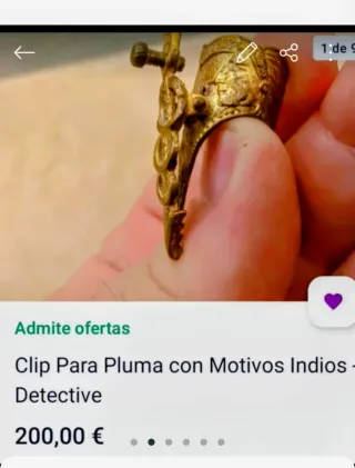 Estilográfica U.S.A. "HARO OLIMPIC" Clip ESPECIAL