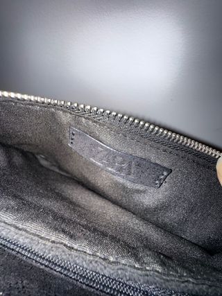 Bolso Negro Zara con Tachuelas