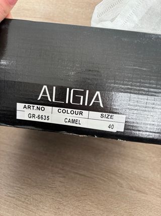 Stivali Aligia marroni Tg 40 Nuovi