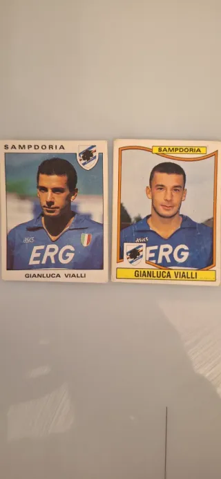 Figurina Gianluca Vialli Sampdoria anni 90/91 e 91