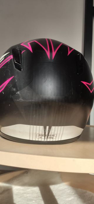 Casco HJC CL-Y Niño Negro Rosa