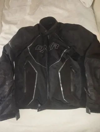 Chaqueta de moto DXR negra
