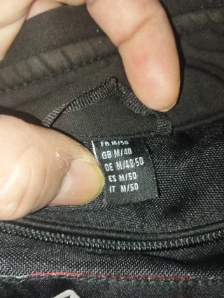 Chaqueta de moto DXR negra