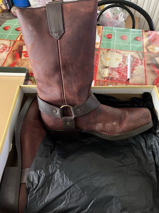 Stivali western marroni