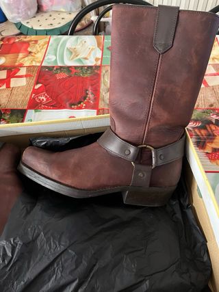 Stivali western marroni