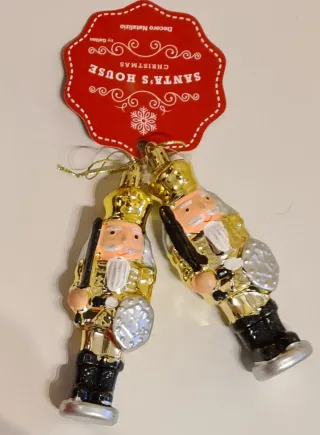 2 Schiaccianoci Decorazioni Natalizie