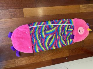 Saco dormir infantil unicornio rosa