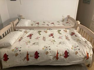 Cama nido  madera   3 camas y desmontable