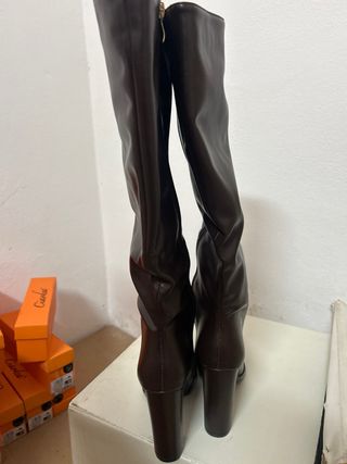 Stivali donna marrone eleganti tg 38 nuovo