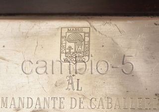 Metopa Mesa Placa Dedicada Gobierno Militar