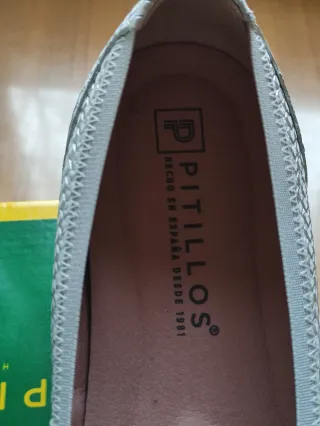 Zapatos de vestir Pitillos plateados