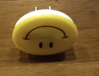 Lampada mini Smiley gialla