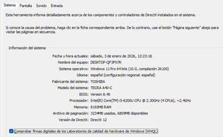 Portátil Toshiba Tecra A40-C 8GB RAM 256GB SSD