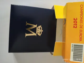 Moneda plata Campeones de Europa 2012