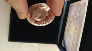 Moneda plata Campeones de Europa 2012