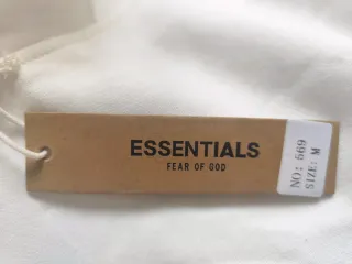 Hoodie Essentials Fear of God Branco NOVO