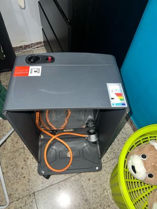 Estufa Eléctrica Gris