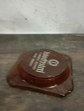 LIQUIDACIÓN 2026 Cenicero ámbar cristal Interhotel