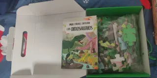 Puzzle Dinosaurios 205 Piezas + Libro dinosaurios