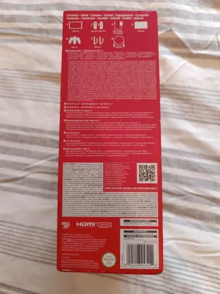 Caja y manual Nintendo Switch OLED