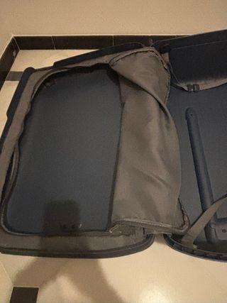 Maleta de viaje azul/gris