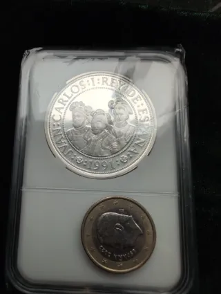 Moneda Plata 2000 Pesetas V Centenario