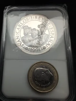 Moneda Plata 2000 Pesetas V Centenario