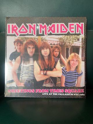 Iron Maiden Vinilo Greetings From Times Square