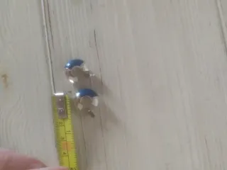 Pendientes de plata con detalles esmalte en azul