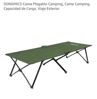 Cama Plegable Camping Verde