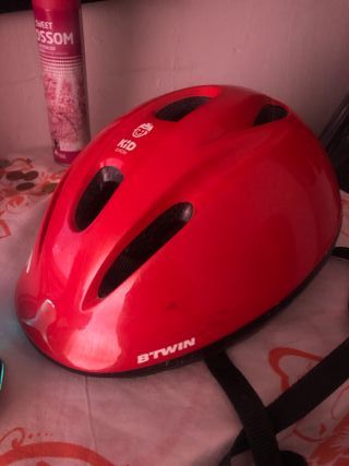 Casco Btwin Rojo Infantil