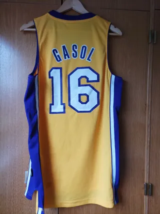 Camiseta Pau Gasol Lakers Adidas Talla S