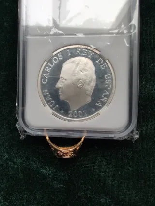 Moneda Plata 2000 Pesetas 1901-2001