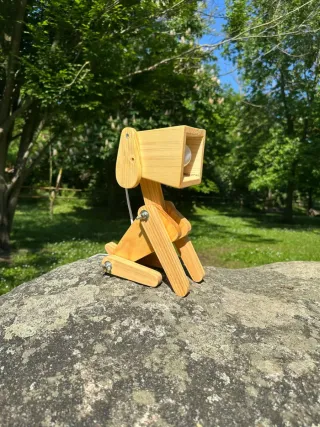 Lámpara Perro Decorativo Hecho a Mano