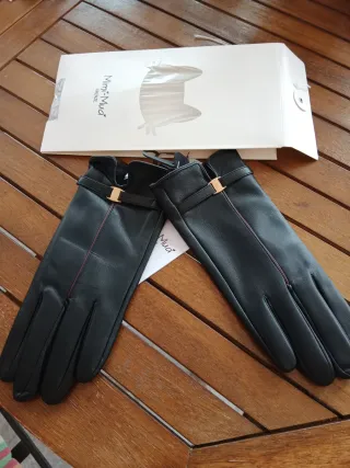 Guantes Mimi-Mua Mujer Negros