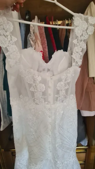 Vestido novia NUEVO sin usar encaje