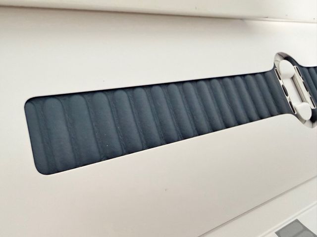 Correa Piel Magnética Apple Watch Azul 40mm