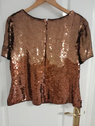 Blusa  Corte Ingles lentejuelas