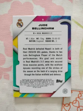 Lote 13 cromos Jude Bellingham Real Madrid