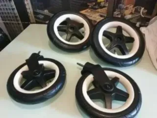 4 Ruedas bugaboo donkey delanteras y traseras