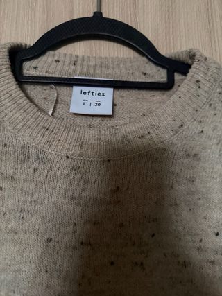 Jersey Lefties Beige con Botones Talla L