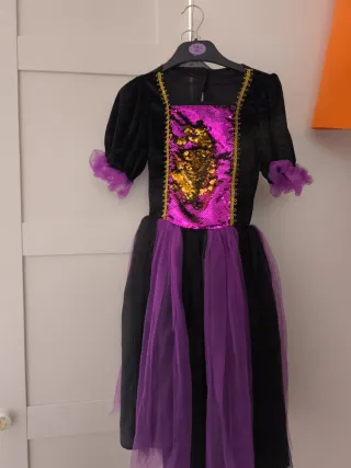 Disfraz Bruja Rubies Talla 7-8 Años