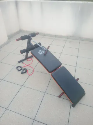 Banco de ejercicio plegable HOMCOM