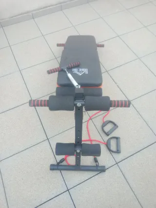 Banco de ejercicio plegable HOMCOM