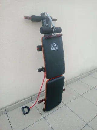 Banco de ejercicio plegable HOMCOM